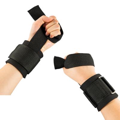 China Custom Palm Guard Gym Straps Weightlifting Wristband With Cotton And Neoprene Padding for sale