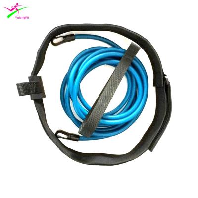 China 6*10mm* Blue Yellow Green Swimming Training Belt 6MM*9MM/6*10/5*9/5*10*1M/2M/3M/4M* Fitness Resistance Ropes Latex Tubing Swim Training Belt 4m/3m Black Custom Gymnasium Pool for sale