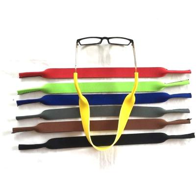 China custom rope 33.5cm*2.5cm colorful stretchable safty eyewear sports glass monocle parts for sale