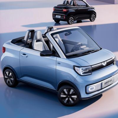 China China Electric Vehicle Wuling Mini Ev Convertible Double Door Double Seat Most New Cheap Convertible Car 100km/h 3059*1521*1614 mm for sale