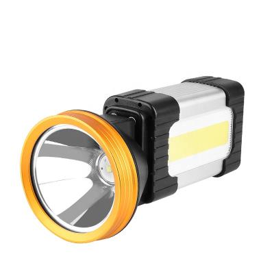 China Super Brightness Rechargeable Camping Spotlight Torch LED Handheld Rechargeable Headlight for sale