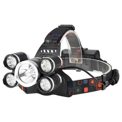 China NEW Bright Light Camping Headlight Restoration Supply High Power T6 5 Led Headlight for sale