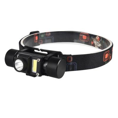 China Hot Sale Outdoor Waterproof Camping Head Torch LED Emergency Camping Rechargeable Headlight for sale