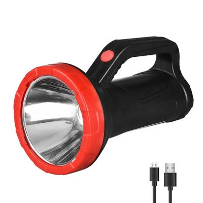 China ROAD Manufacturer Quality Assurance Build-in 18650 Batteries Portable Rechargeable Powerful Spotlight for sale