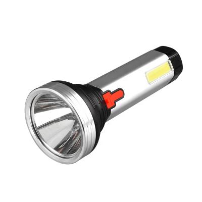 China Built-in portable waterproof camping outdoor camping flashlight new product battery cable the flashlight for sale