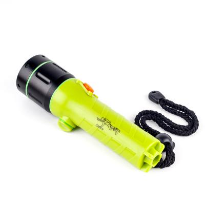 China High Quality Advanced Fluorescent Green Aluminum Multifunction Camping Flashlight Light Led Torch for sale