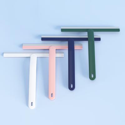 China 2021 Sustainable Professional Shower Squeegee With TPR Blade , Wall Mount Plastic Wiper Bathroom Squeegee for sale