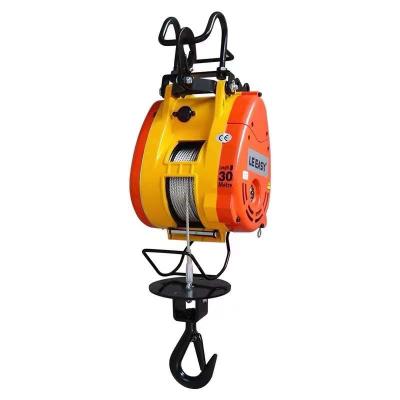 中国 Mini Electric Wire Hoist Machinery Repair Shops 180KG Wire Rope Hoist Electric Rope Hoist 販売のため