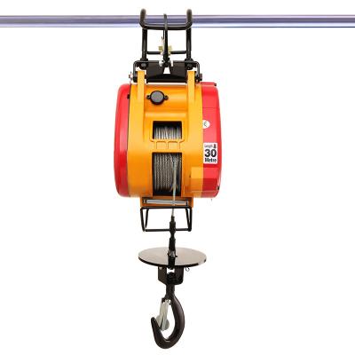 China Hotels Mini Electric Wire Rope Hoist Mini Electric Hoist Wire Rope Winch for sale