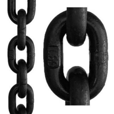 China Boat / Industrial G80 High Test Chain Black Oxide 10mm Short Link Chain for sale