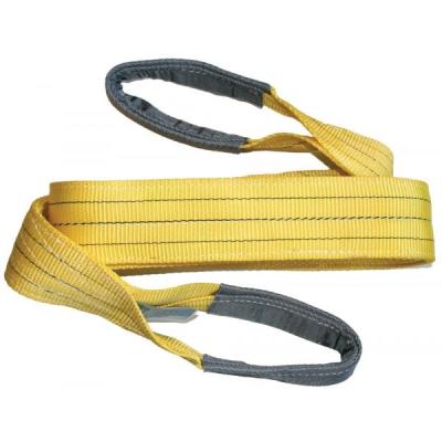 China Lifting Goods 5 20 Ton Specification Polyester Webbing Belt Lifting Straps For Cranes India for sale