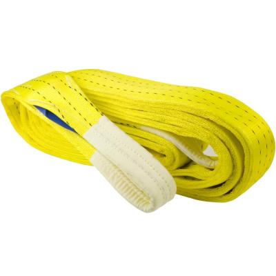 China Polyester 8 Ton Polyester Webbing Lifting Sling Crane Lifting Belt for sale