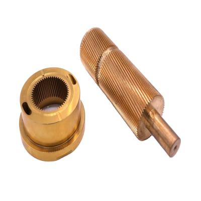 China Custom Aerospace ODM Precision OEM Parts Brass Female CNC Brass Machining Part for sale