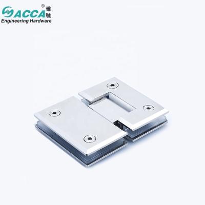 China Adjustable Stainless Steel Bathroom Clamp Glass Shower Door Hinge en venta