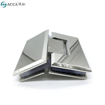 China High Quality Chrome Finished Double Side Glass Shower Door Pivot Hinge for sale