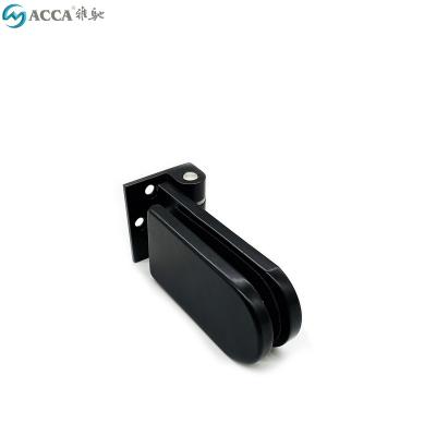 China Frameless Sliding Glass Door Aluminium Matt Black Door Hinges Glass Door Pivot Hinge zu verkaufen