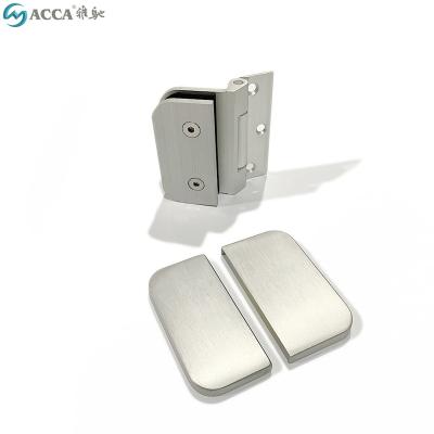 Chine Good Quality Hardware Partition Door Aluminium Sliding Glass Hinge Frameless Glass Door Hinge à vendre