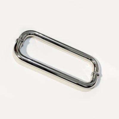 China Factory Direct High Quality O Type Stainless Steel Entrance Door Shower Room Door Pull Handle for sale