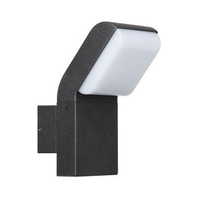 China Modern Decorative Energy Saving Matte Black Outdoor Wall Mount Light Outside Wall Lights Garden Wall Lights for sale