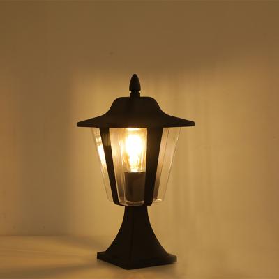 China 220-240V Outdoor Outdoor Garden Light Ip44 E27 LED Waterproof Black Lawn Light 26W Lawn Lamp for sale