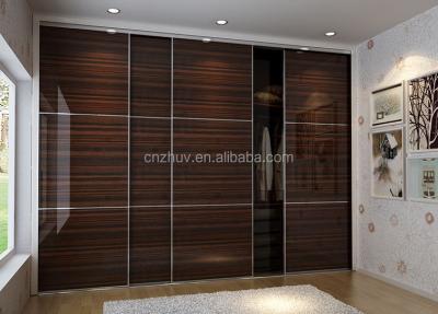 China Eco - Friendly Custom Design Bedroom Wardrobe Closet Sliding Door for sale