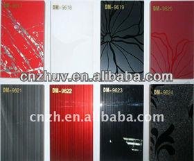 China Acrylic High Gloss Laminated Board / Artificial Quartz MDF Board Used In Kitchen Cabinet Bathroom Cabinet for sale