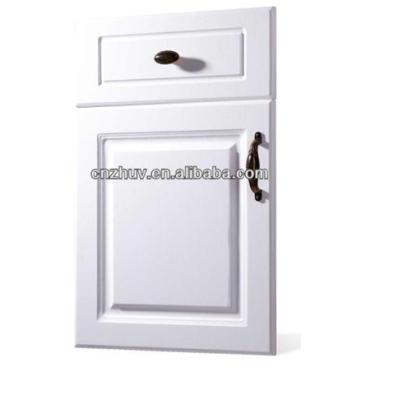 China Sideboard door wardobe door PVC/PP/wood veneer/paper/AL overlaid MDF wrap-around sideboard door for sale