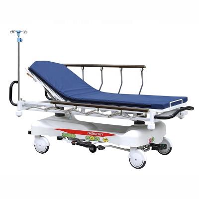 China High Quality Hospital Patient Stretcher Trolley Metal Stretcher Transfer Trolley for sale