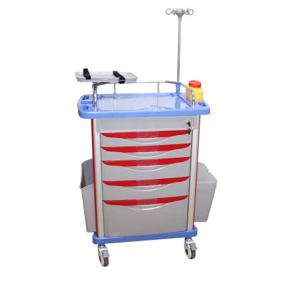 China Hospital Traditional ABS Quotation Supply Manufacturer ORP601-ET Cart Emergency Medical Cart for sale