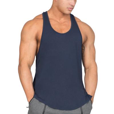 China OEM Anti-Shrink Custom Muscle Bamboo Tank Top Men Sublimation Tank Top Casual Sports Invest Tank Top One Piece for sale