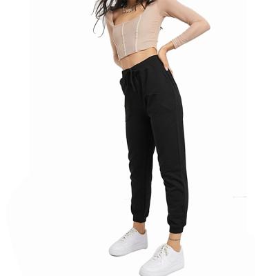 China Anti-Wrinkle Pants High Quality European Women Custom Embroidered Joggers Cotton Sports Unisex Jogger For Women for sale