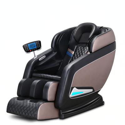 China Leercon New Products High Quality Full Body Airbag Music Heating Foot Roller Recliner Wireless Massage Chair for sale