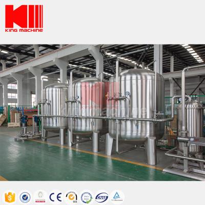 China 12 Ton 20000 Bottle 500ml Eco - Friendly Water Purification And Bottling Plant for sale