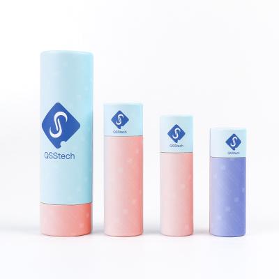 China 100% Biodegradable Biodegradable Deodorant Stick Containers Paperboard Kraft Paperboard Eco-Friendly Lift Up Paper Tube For Lip Balm for sale