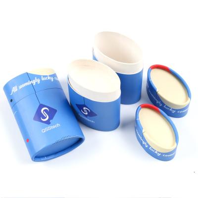 China Free-Plastic Biodegradable Separable Combination Solid 1oz 1.5oz Perfume Balm Paper Tube Cylinder Packaging Natural Deodorant Stick Container for sale