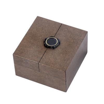 China Shenzhen Factory Price Recyclable Special Paper Coated High End Magnetic Closure Pillow For Watch Perfume Wine Gray Board Insert for sale