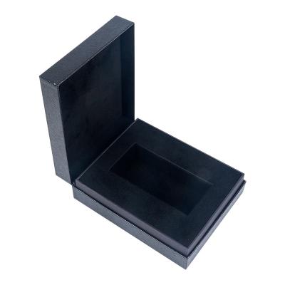 China Wholesale Recyclable Cosmetics Box Perfume Logo Cardboard Eva Black Flap Box Custom Press On Nail Magnetic Packaging Makeup Box for sale