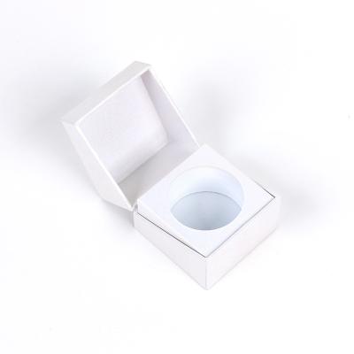 China Recyclable Magnetic Closure Matte Paperboard Packaging Jar Glass Bottle Boxes White Magnetic Paper Boxes For Concentrates Container for sale