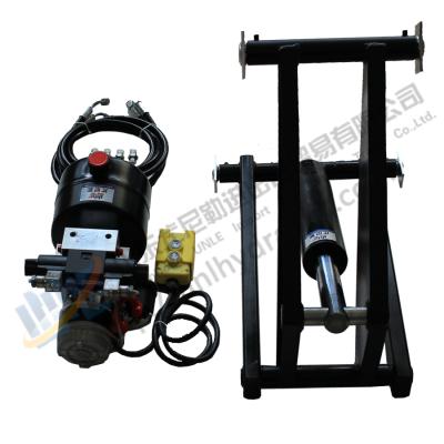 China Frame Quality 7x14 Low Profile Dump Trailer Hydraulic Scissor Crane Lift Kit For Tipper Trailer for sale