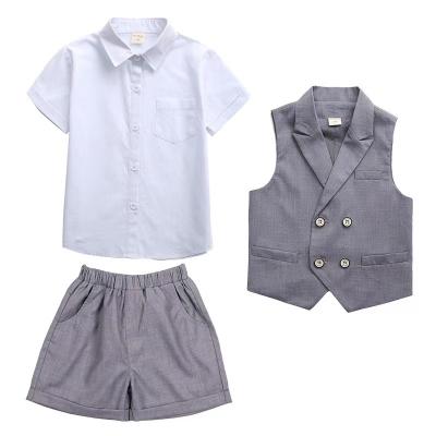 China Breathable School Uniform Primary School Students Spring / Summer Boys And Girls Graduation Set for sale