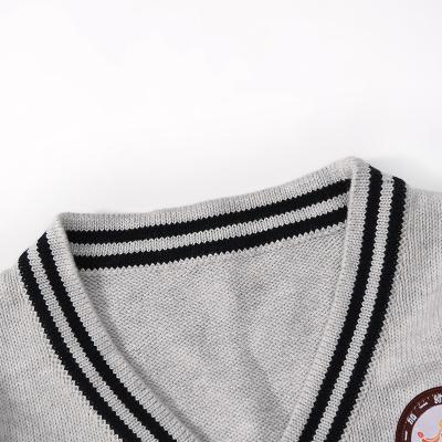 China Chinese school factory supply children fall sweaters sweater British school uniform for sale