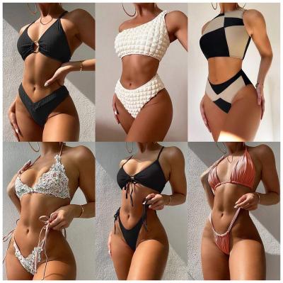 China New Stock Breathable Bullet Sale By Lot Lingerie Brand Swimsuit Swimwear In Matching Clothes Dress Tops Clothing Second Clothes Supplier for sale