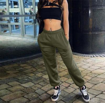 China Breathable Women Spring Casual Cargo Sweatpants Sports Jogger Pants Women for sale