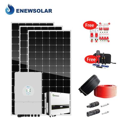 China Home 10000 watt 10kw 50kw 100kw solar power generator kit system fotovoltaico power station for sale