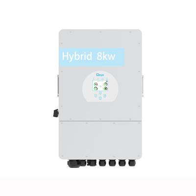 China Deye SUN-12K-SG04LP3 Hybrid 3 Phase 12kw 10kw 8kw Inverter Price 420*670*233mm for sale