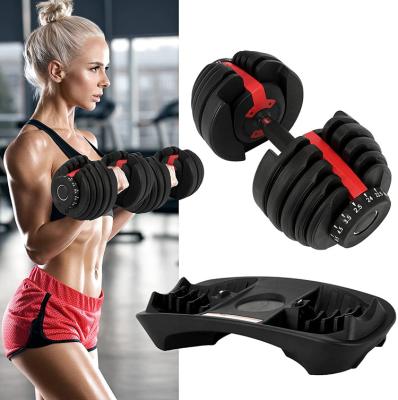 China Automatic Adjustable Weight 24kg 40kg High Quality Adjustable Dumbbell for sale