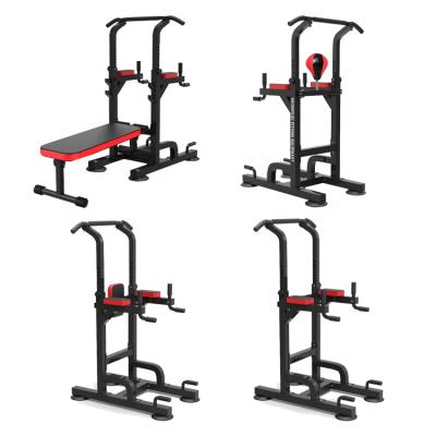 China Factory Direct Stable Offer Four Styles Multi Function Pull Up Helm Power Tower Dip Station for sale