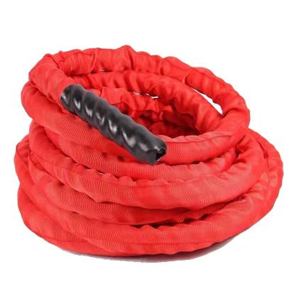 China Universal Custom Logo A Variety Of Sizes Gym Multicolor Battle Rope Fitness Physica Training Wrestling Rope for sale