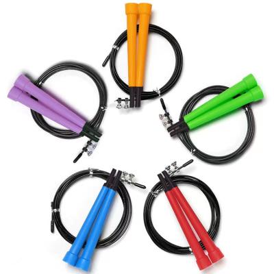 China Adjustable Adjustable Fitness Training Steel Wire Fitness Training Length Speed ​​Jump Rope Jump Rope for sale