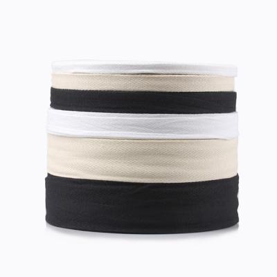 China 0.8 1.0 20mm thick and thin band elastic cord necklace yarn combed cotton color herringbone cotton for sale